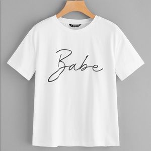 Babe Graphic Top